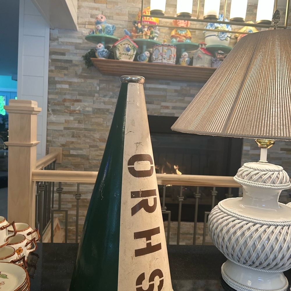 Green and White ORHS Megaphone